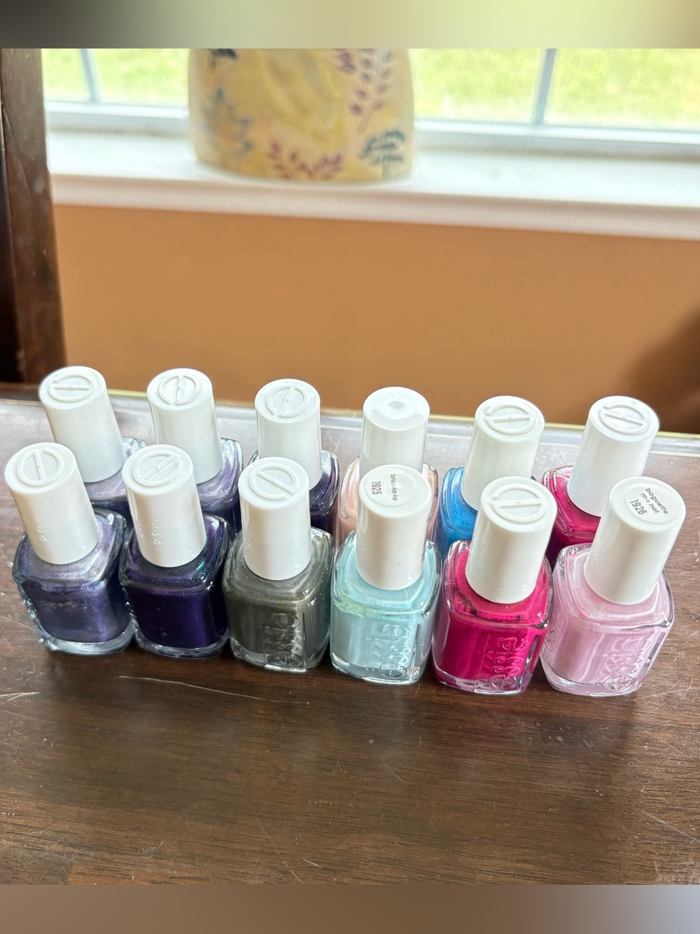 Essie nail polish only 12 left in first picture and free 1 In 3rd picture